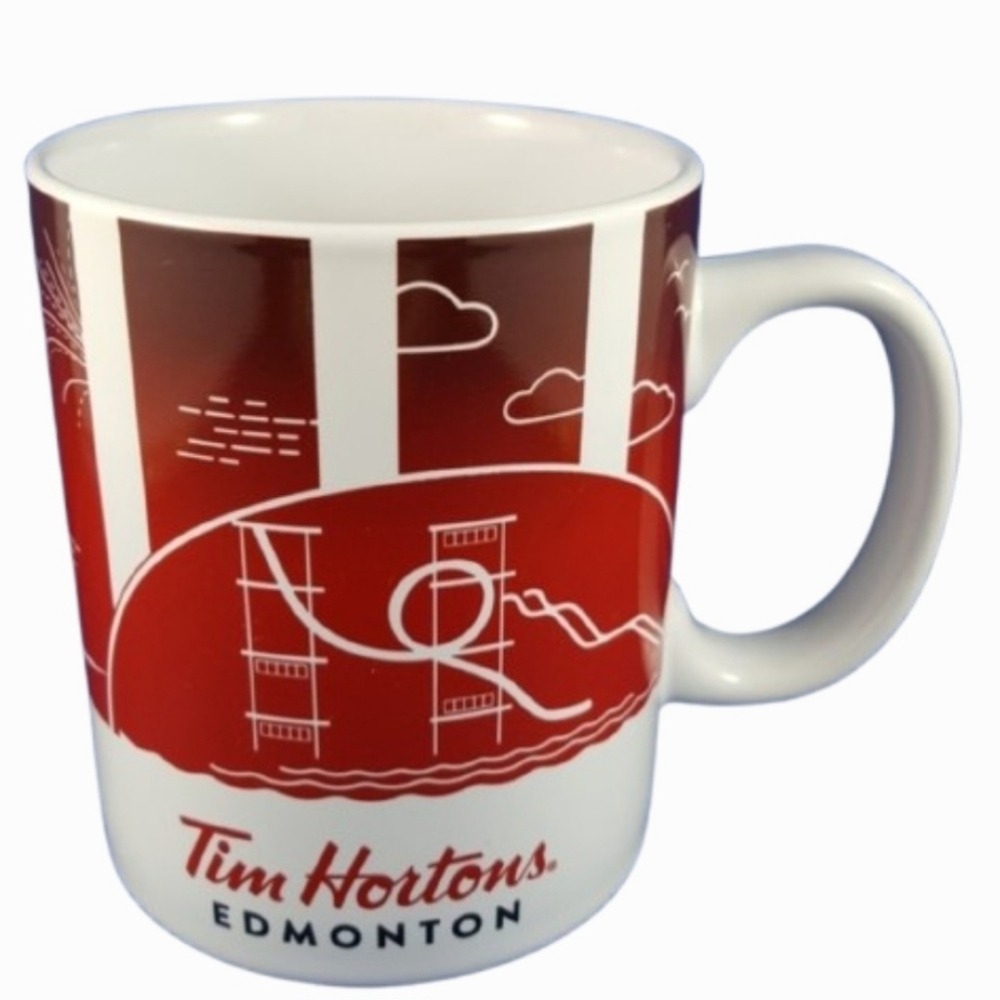 EDMONTON Tim Hortons Travel Collectible Mug 2016 (16 Fl.oz)